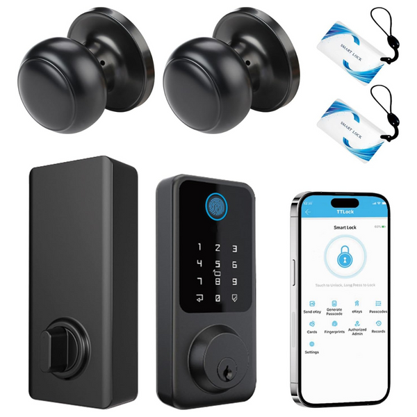 Secusly Smart Fingerprint Door Lock With Handle
