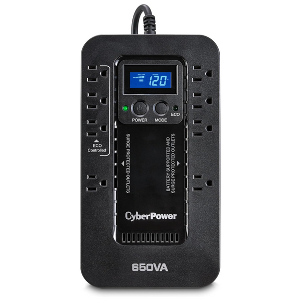 CyberPower Ecologic Battery Backup & Surge Protector UPS System