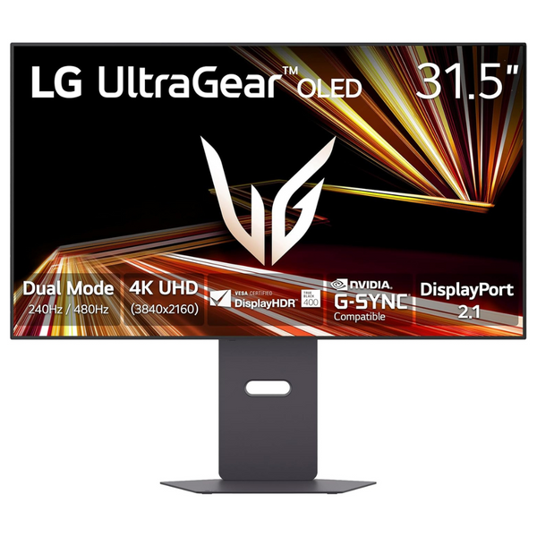 32" LG 32GX870A-B 4K UHD 240Hz 0.03ms HDR OLED Freesync and G-SYNC Compatible Gaming Monitor