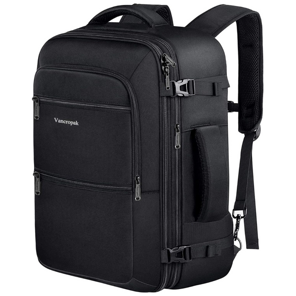 Vancropak Unisex 40L Flight Approved Carry-On Backpack (X-Large)