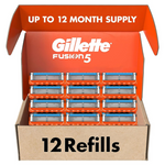 12-Count Gillette Fusion5 Men's Razor Blade Refills