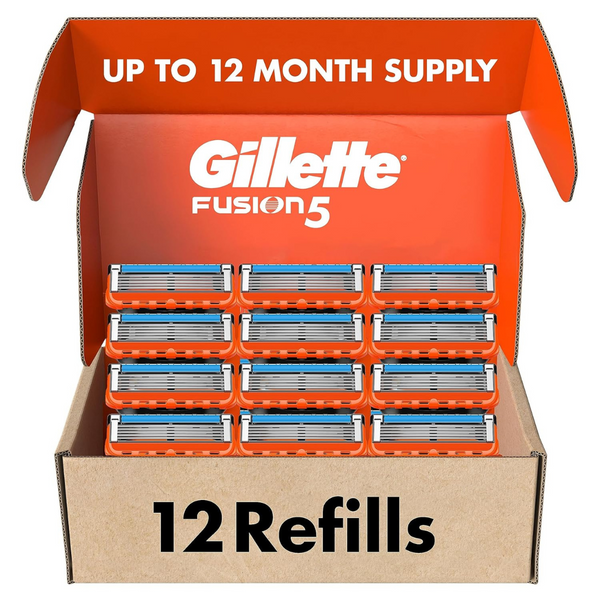 12-Count Gillette Fusion5 Men's Razor Blade Refills