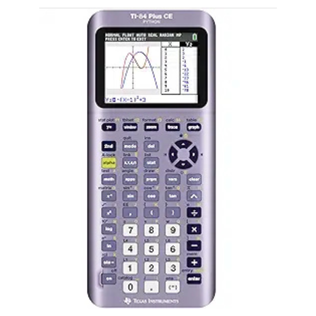 TI-84 Plus CE Python Enhanced Graphing plus Software