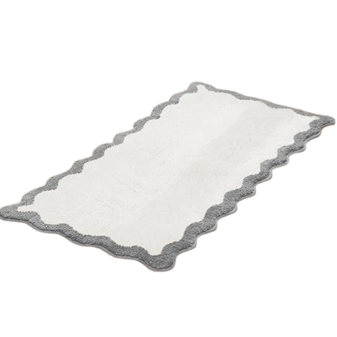 24" x 47" Microfiber Absorbent Non Slip Bath Mat