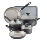 15-Piece Farberware Cookstart DiamondMax Nonstick Cookware Set + $10 Kohls