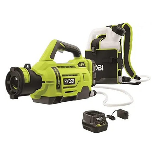 RYOBI ONE+ 18-Volt Electrostatic Sprayer w/2 2.0 Ah Battery & Charger