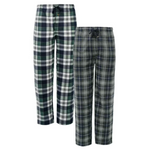 2-Pack Fruit of the Loom Men's Plaid Fleece Pajama Pants (4 Color Options; Limited Sizes)