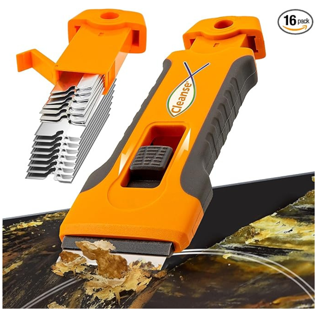 Cleanse Razor Blade Scraper Tool With 15-Piece Extra Blades