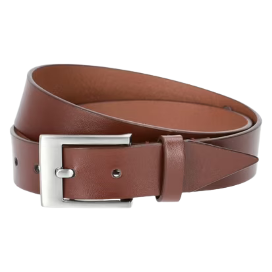 2-Pack Wonder Nation Boys Belts (Black/Cognac)