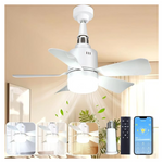 1200 Lumens Light Socket Fan With Remote
