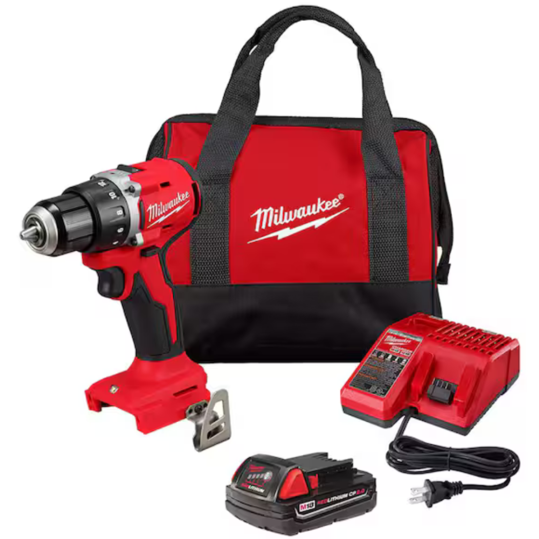 Milwaukee M18 Brushless 1/2" Drill/Driver Kit W/Battery & Charger