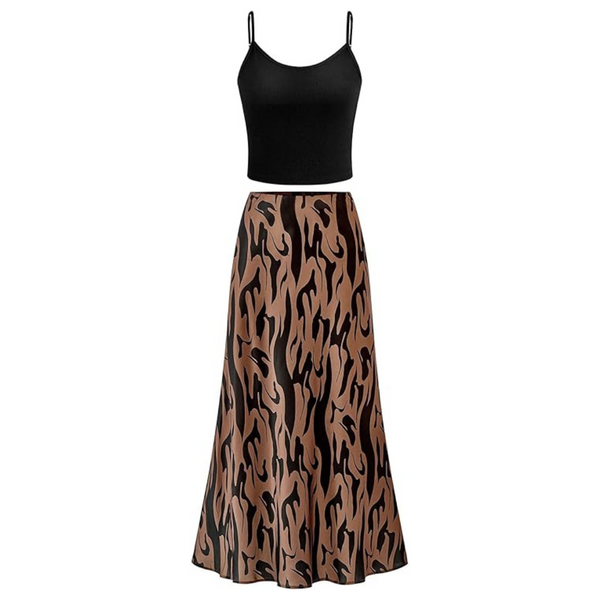 Women's 2-Piece Outfits Floral Maxi Skirts (Various)