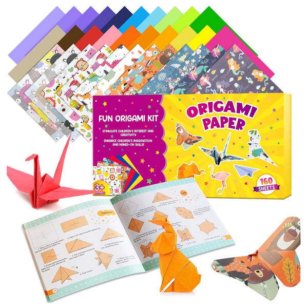 Pigipigi Kids Craft Origami Paper Kits With Guiding Book