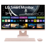 LG 27SR5BF-P 27" Full HD IPS 60Hz Smart Monitor W/ Wireless Keyboard & Mouse