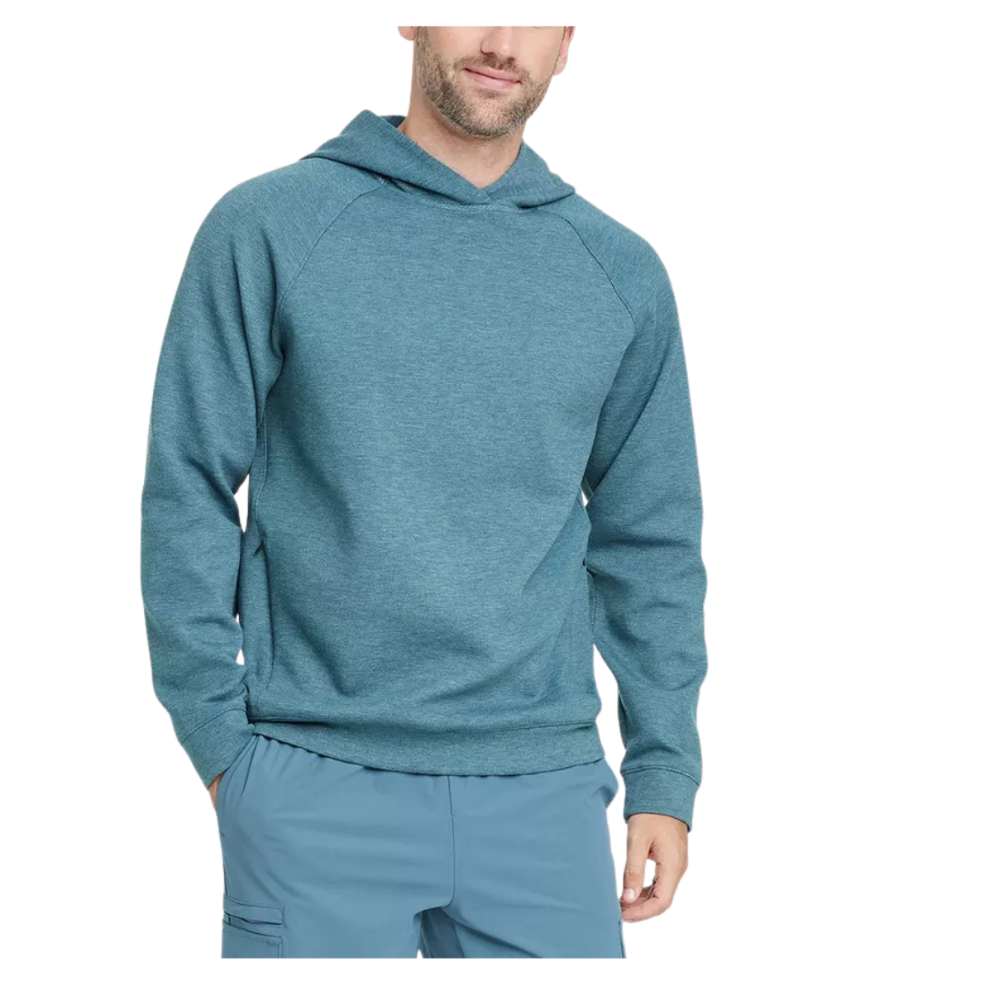 All In Motion Men's Mesh Spacer Fleece Hoodie