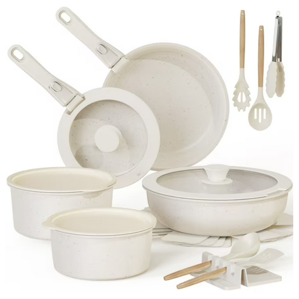 20-Piece Astercook Ceramic Pots & Pans Non Stick Cookware Set