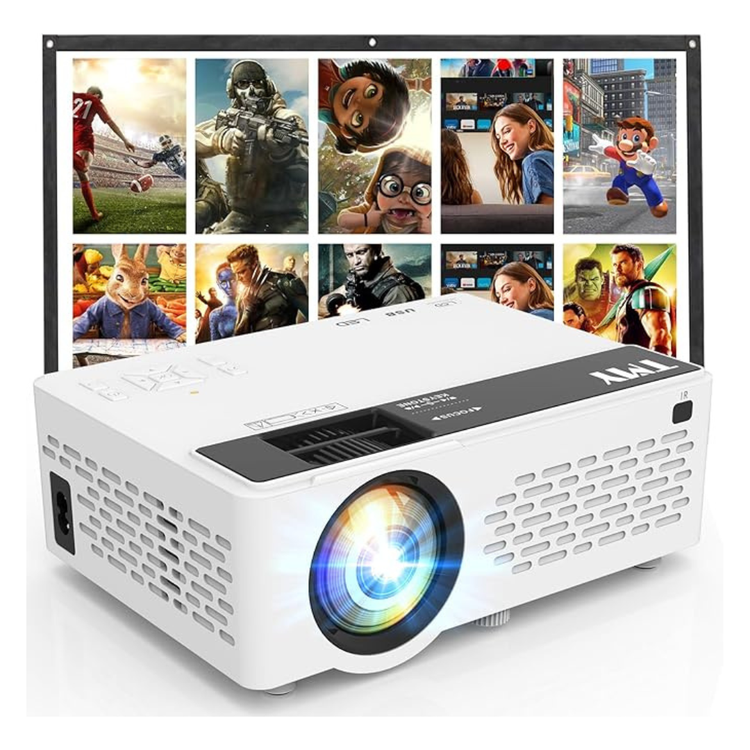 1080P Full HD 5500-Lumens Mini Projector
