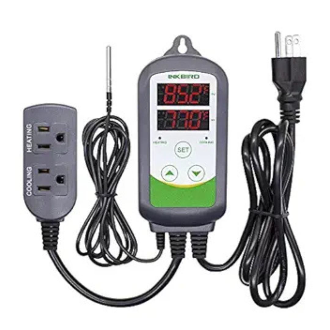 Inkbird Digital Temperature Controller 2-Stage Outlet Thermostat (ITC-308)