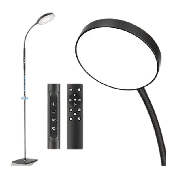 120-LED Super Bright Height Adjustable Floor Lamps w/ Remote