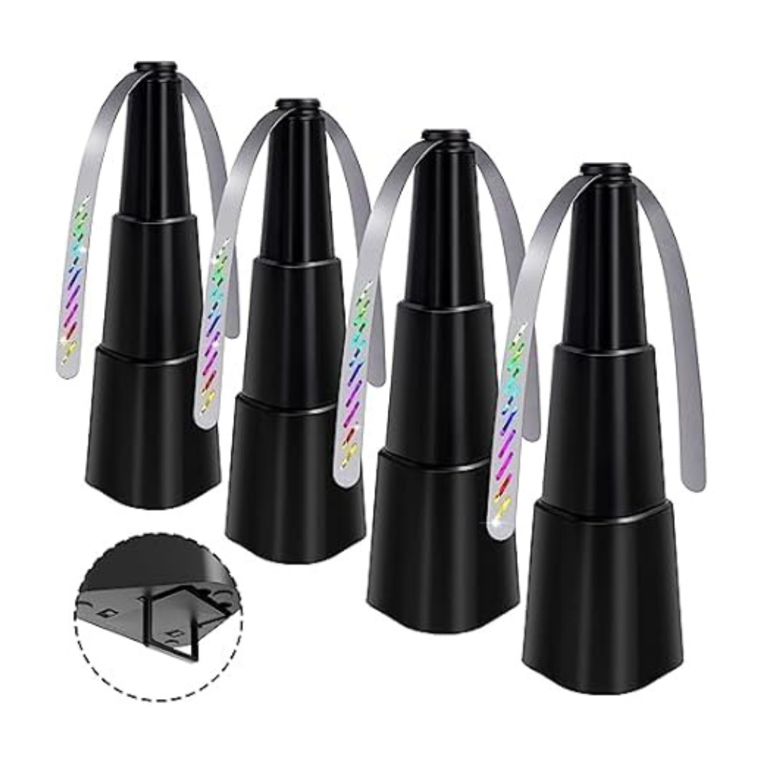 4-Pack Ktdrjn Portable Batteries Powered Outdoor Picnic Fan Table