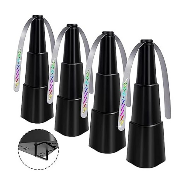 4-Pack Ktdrjn Portable Batteries Powered Outdoor Picnic Fan Table