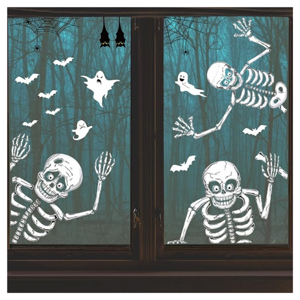 140-Pieces Kuchey Double Side Halloween Window Clings