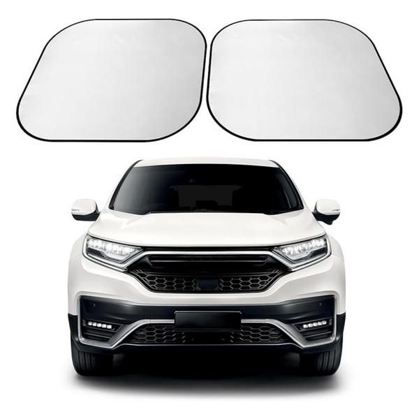 2-Piece Blocking 99% UV & Heat Car Sun Shade (31" x 28")