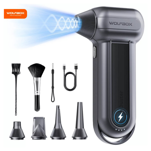 Wolfbox MF100 Electric 150000RPM Super Power Cordless Air Duster