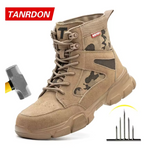 Tanrdon Men's Work Safety Tactical Shoes