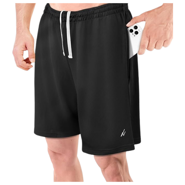 NY Threads Men's Athletic Quick Dry Workout Shorts