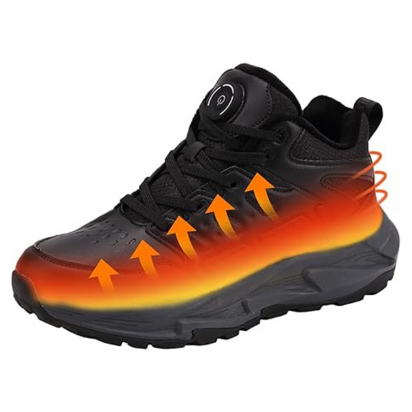 Unisex Non-Slip Rubber Sole Temperature Controlled Heating Shoes