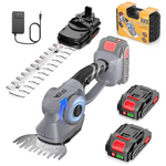 Varai 2-In-1 Cordless Hedge Trimmer With 2 x Battery