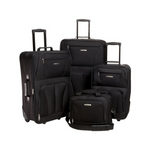 4-Piece Rockland Journey Softside Luggage Set (14"/19"/24"/28")