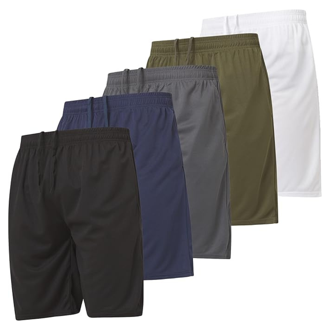 5 Pack Men's Ultra Performance Shorts