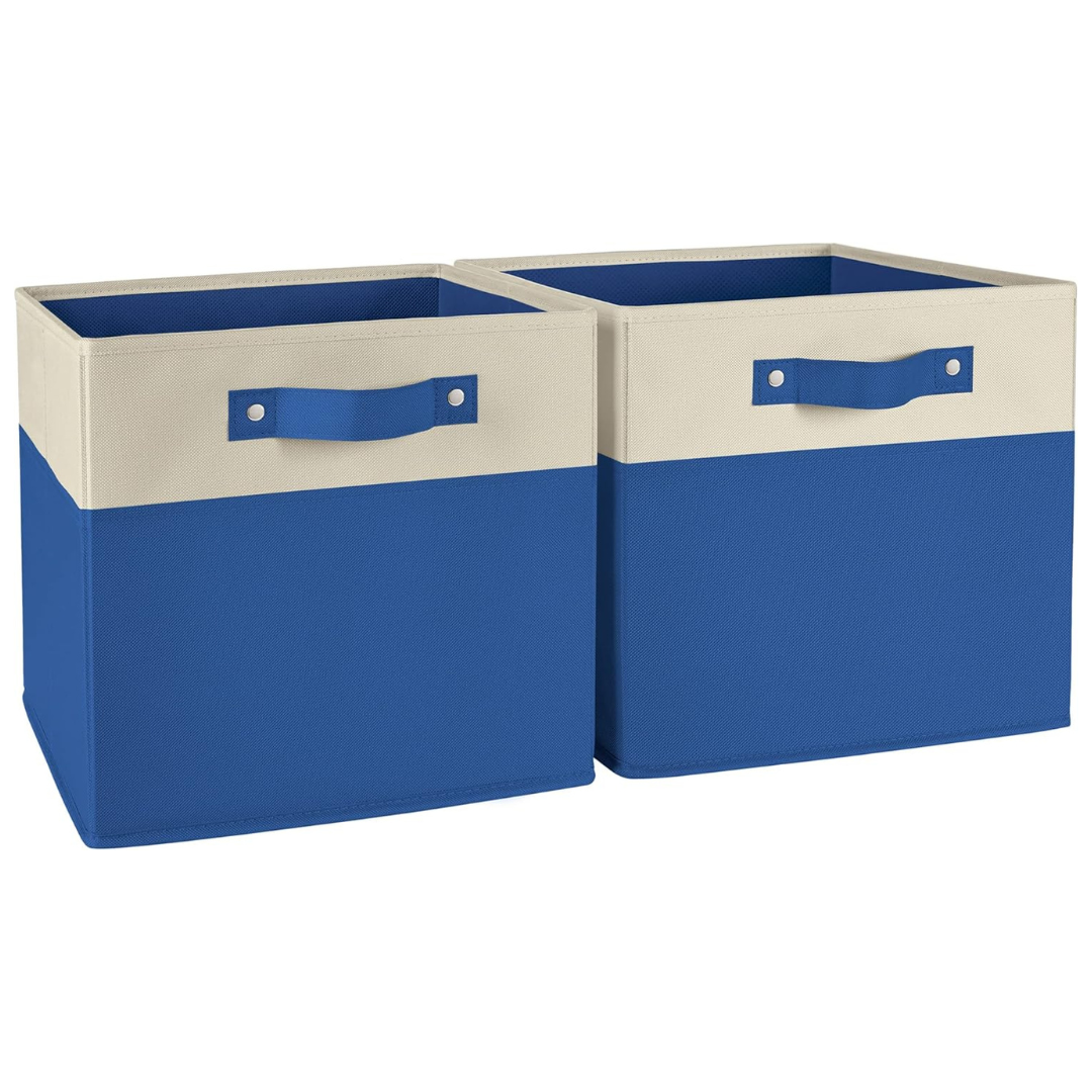 2-Pack 10.5 Cube Storage Organizer With Handles