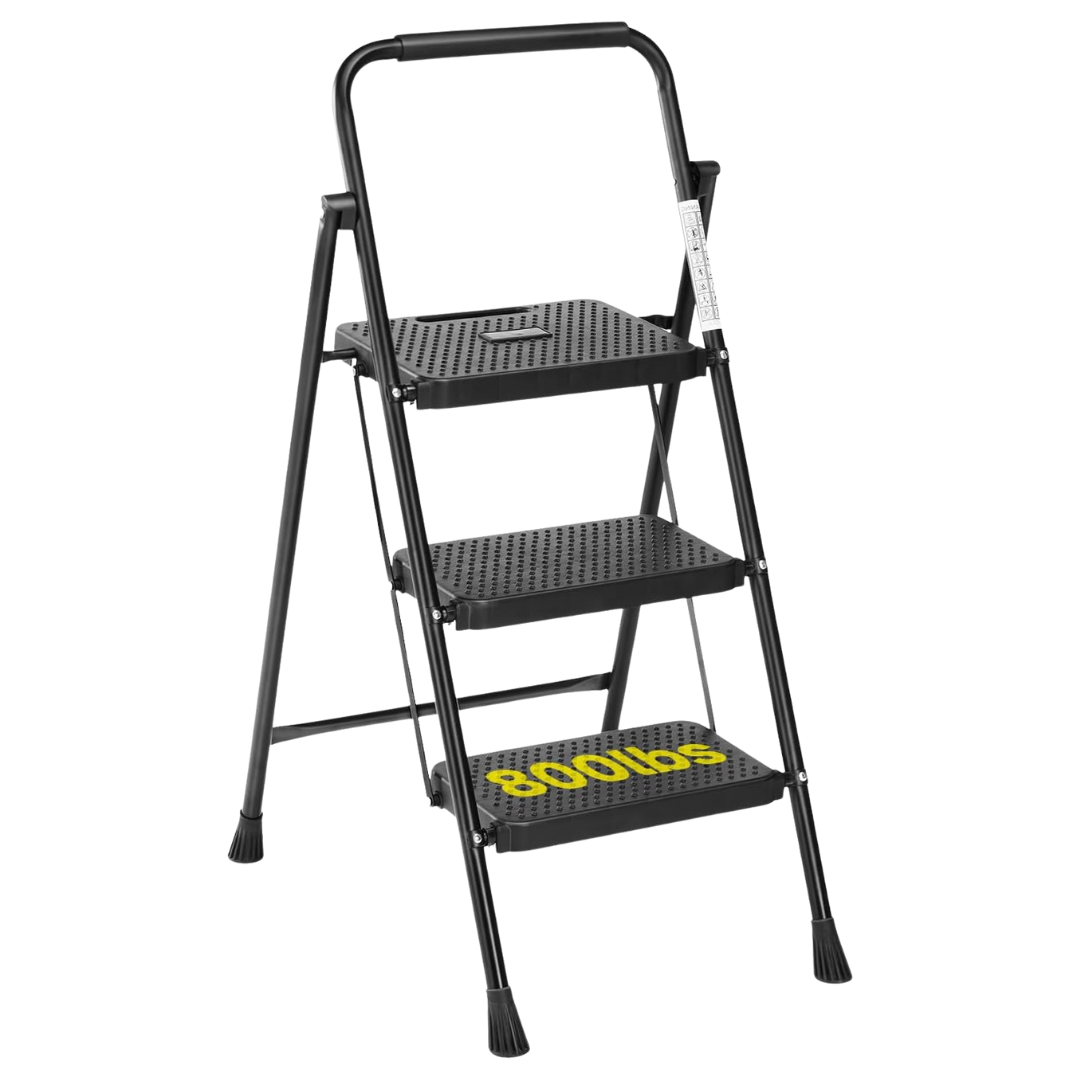 Simple Deluxe 3 Step Foldable Step Stool