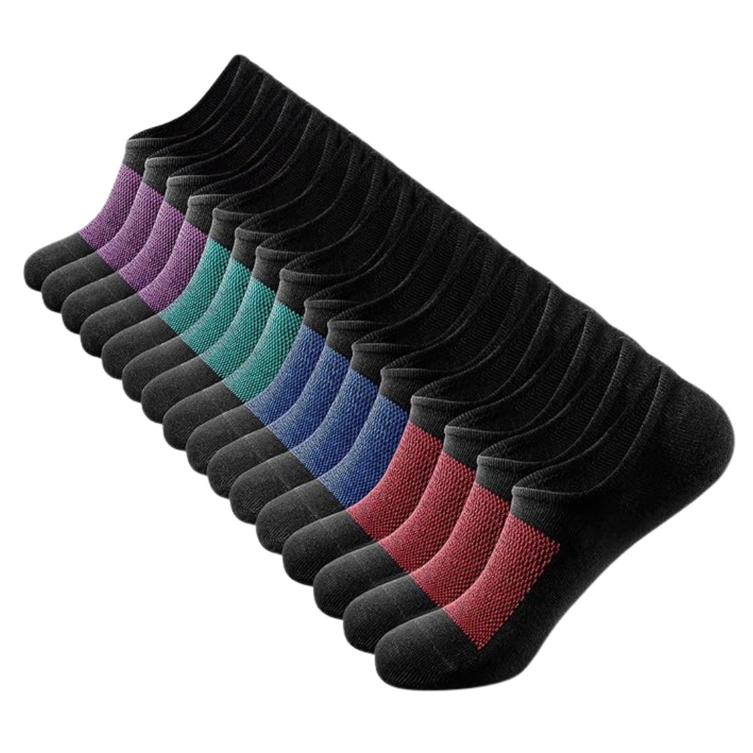 8-Pair IDEGG Men's Low Cut Ankle No Show Socks (Various)
