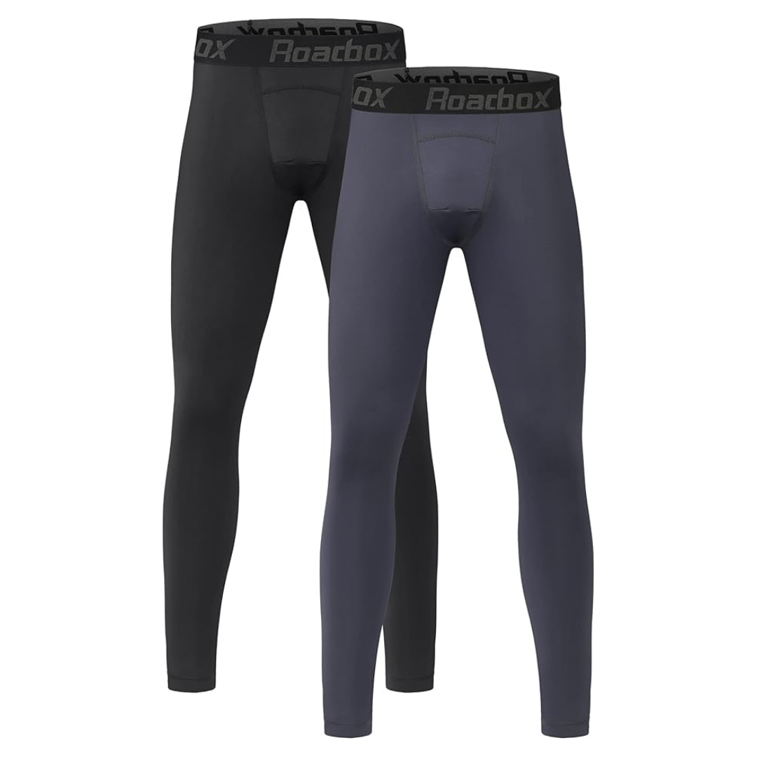 2 Pack Boy's Quick Dry Spandex Tights Leggings