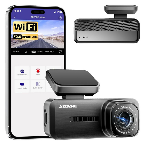 WiFi Mini M200 1080P Front Dash Cam For Cars