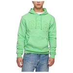 Gap Factory Men's Relaxed Gap Logo Hoodie (Julep Green)