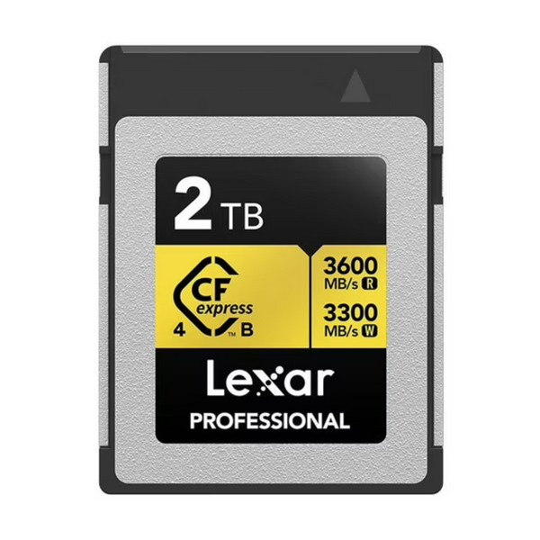 Lexar 2TB Professional GOLD CFexpress 4.0 Type B Memory Card