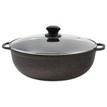 3.5qt Fuzion Cast Aluminum Bronze Speckled Nonstick Caldero