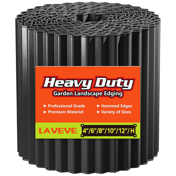 6" x 40ft Corrugated Metal Garden Edging