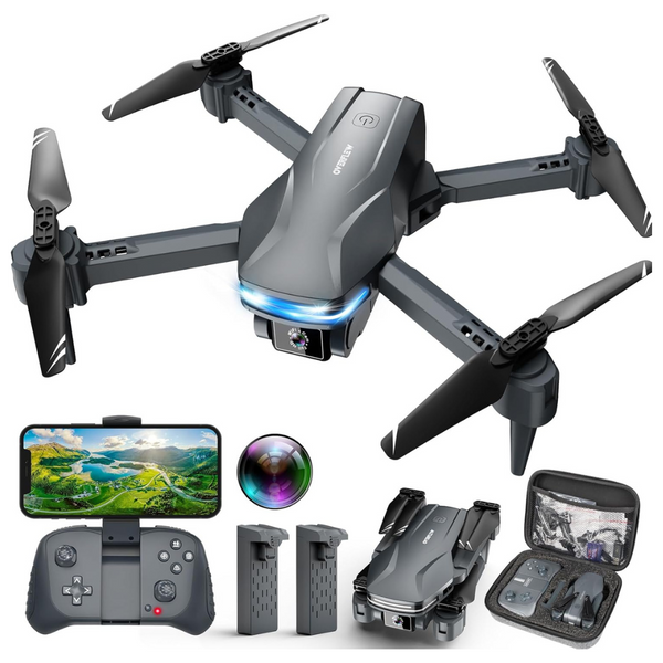 1080P HD Wi-Fi Bluetooth Foldable Drone W/ Camera & 360 deg. Flip