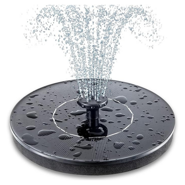 Mademax Solar Bird Bath Fountain Pump With 6 Nozzle