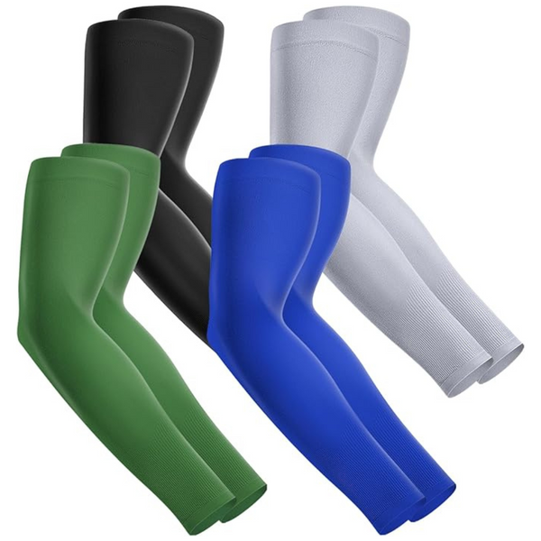 4-Pairs Unisex UV Sun Protection Arm Sleeves