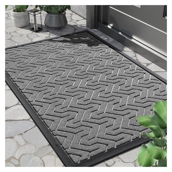 29.5" x 17" All-Season Outdoor Indoor Durable Doormat