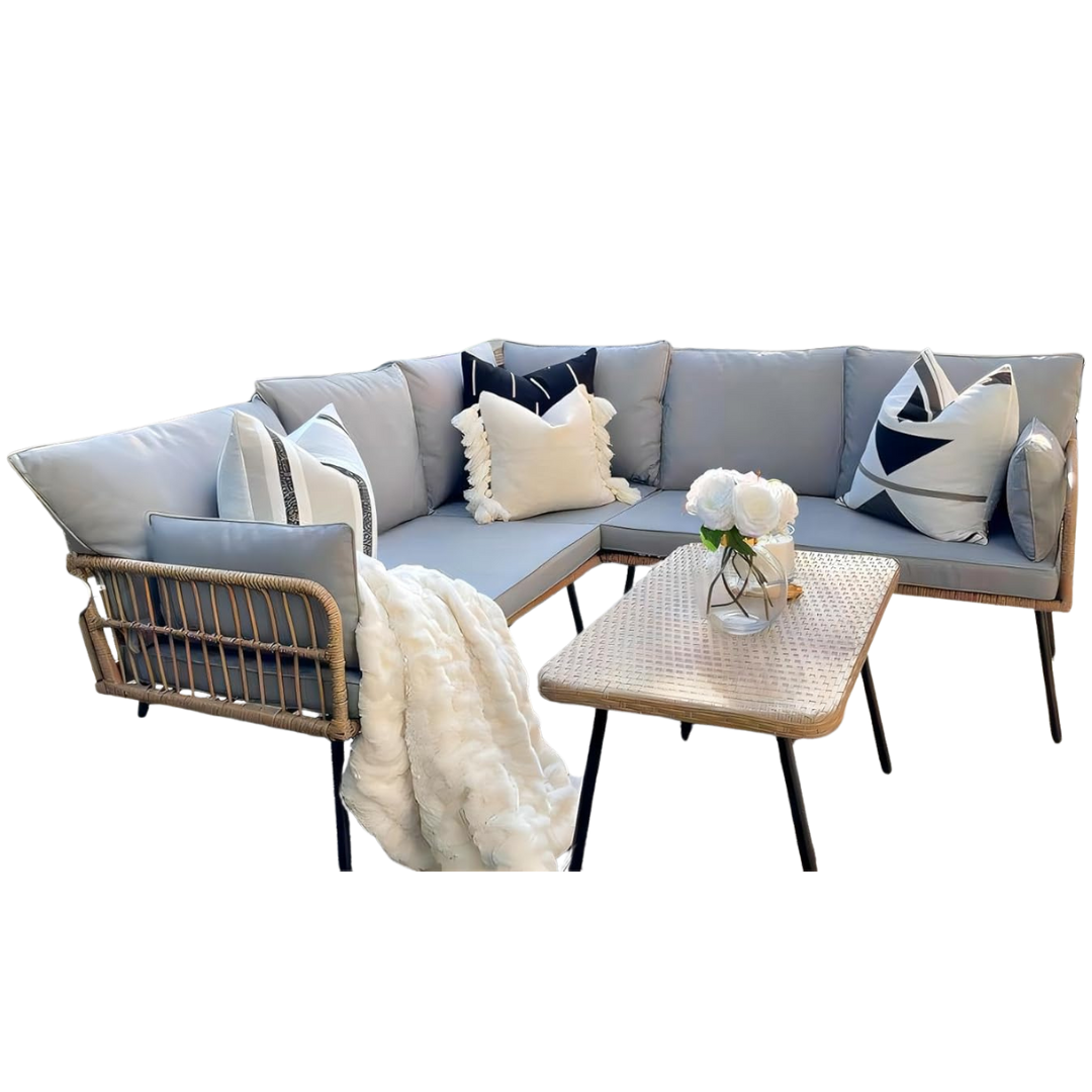4-Piece YITAHOME 5 Seater Patio Furniture Set