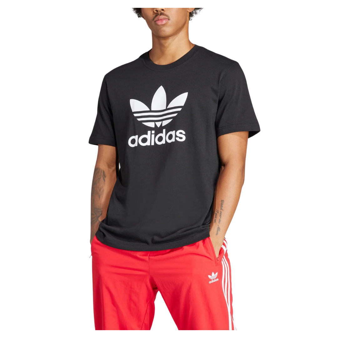 Adidas Men's Adicolor Trefoil Tee (Grey Two)