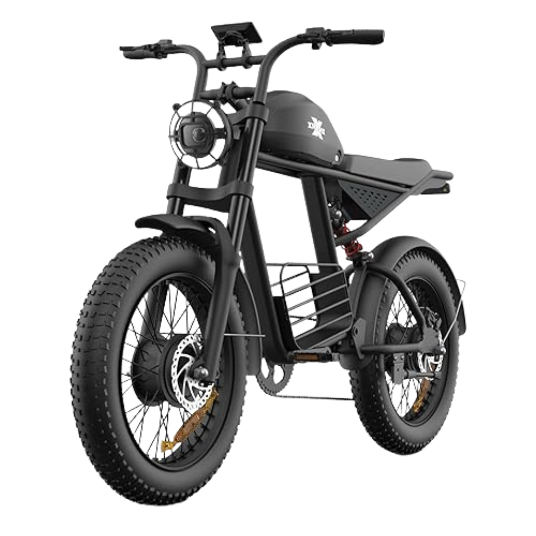 SpeedWind Dual Suspension Electric Bike With Disc Brakes